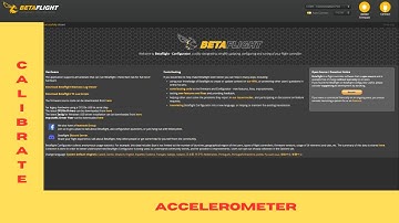 How to fix betaflight stick drift / calibrate accelerometer