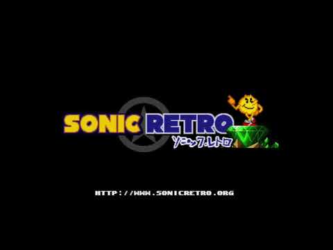 Sonic Retro Splash Screen but it's Pac-Man