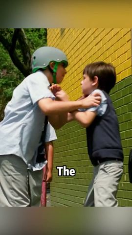 #shorts The school bully pushes the boy against the wall while Grandpa looks on#movie