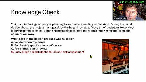 Daily Quiz e44 Prevention Through Design  November 19 2025 BCSP