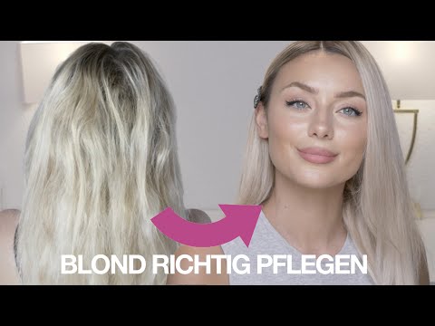 Video: Die richtige Pflege von blondiertem Haar