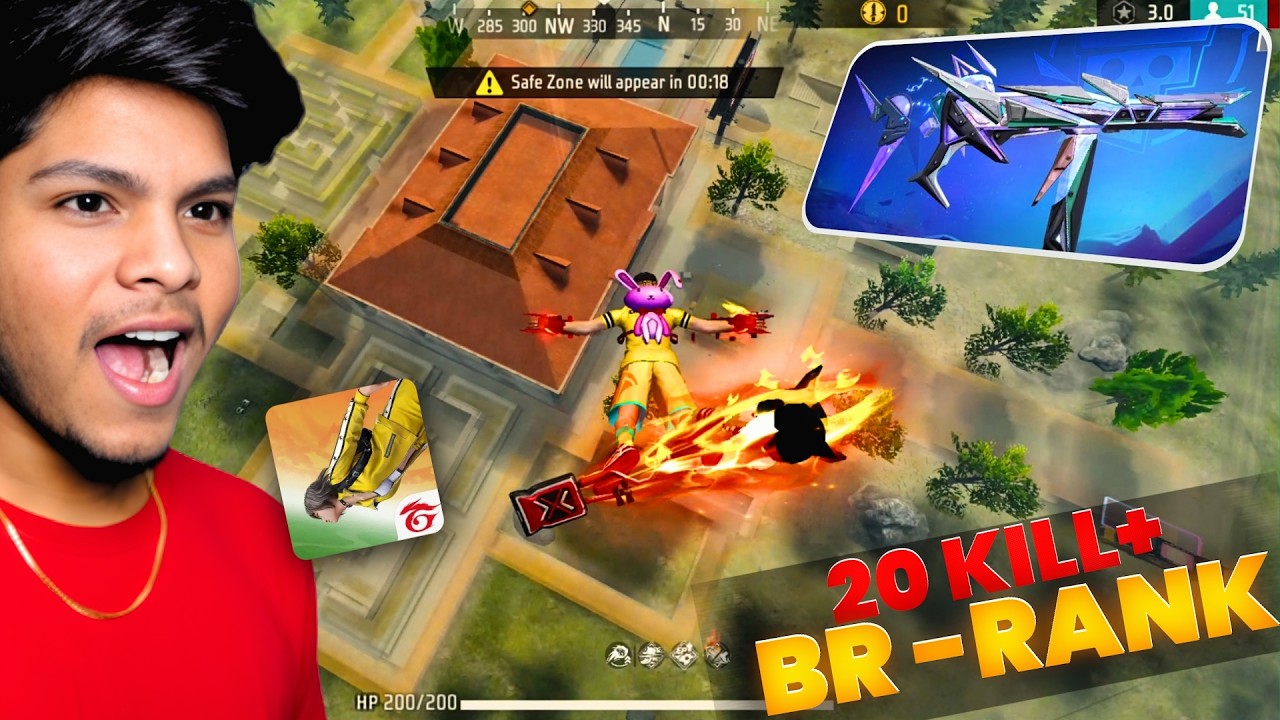 20 Kills Solo vs Squad! Free Fire Insane Gameplay😱 | Freefire | # ...