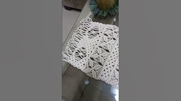 Macrame table cloth #macrame #table #cloth # shorts #video #shorts video #macrame work