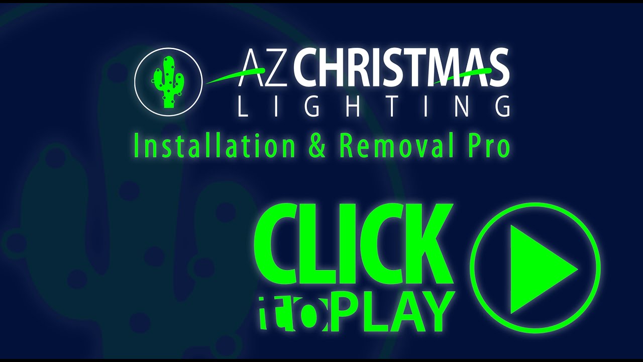 Christmas Lighting Installation and Removal in Phoenix AZ YouTube