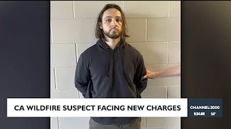 California wildfire suspect facing new charges