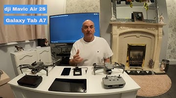 Beginner guide, How to set up DJI Mavic Air 2S with compatible Samsung Tab A7 android setup guide,