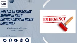 What is an Emergency Motion in Child Custody Cases in Virginia?