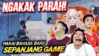 NGAKAK PARAH ! RYZEN,BENNYMOZA, BANGPEN & ROROMEEZA PAKE BAHASA BAKU SEPANJANG GAME !! - PUBG MOBILE