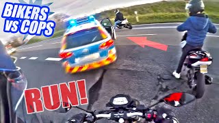 Police VS Motorcycles! Cops Chases Bikers - Best Compilation 2021