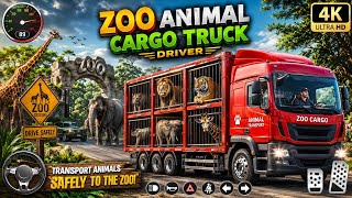 Zoo Animal Cargo Truck Driver 🚛🦁 | Transport Wild Animals to Zoo | @DroidGameplaysTV screenshot 3