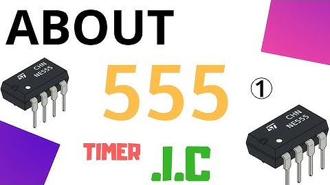 ABOUT 555 TIMER IC