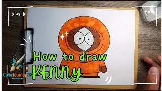 How To Draw Kenny From South Park Step By Step Tutorial