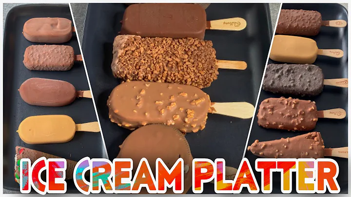 ASMR Filling Platter With Sweets | Ice Cream Platter #satisfying