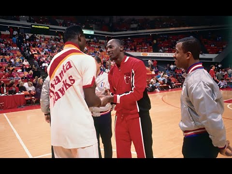 1993 NBA East R1 Game 3 Chicago Bulls at Atlanta Hawks, May 4, 1993, MJ-Wilkins Only Playoff Duel