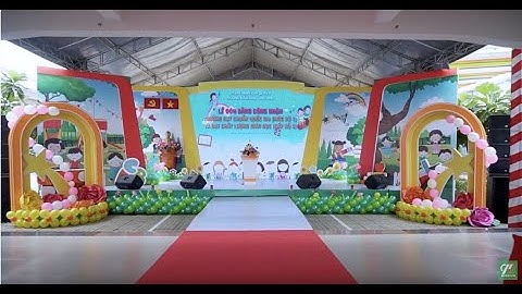 Lễ đón nhận bằng trường đạt chuẩn quốc gia | Mầm non Long Bình | 24H Service Co.,LTD