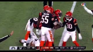 Bengals Game Winning Interception vs Raiders But With Titanic Music
