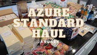 HUGE AZURE STANDARD HAUL | $895 | family of 7 | JANUARY by Roots and Arrows 4,981 views 1 year ago 9 minutes, 23 seconds