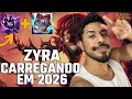 CARREGANDO DE ZYRA SUPORTE NA NOVA SEASON | LEAGUE OF LEGENDS