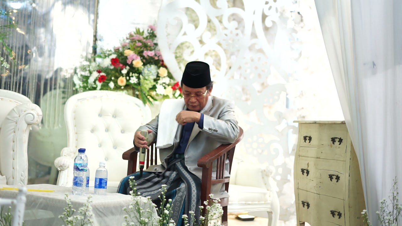 Indahnya Suara Ngaji KH Muamar Za pada acara Pernikahan Givni dan Hafiz