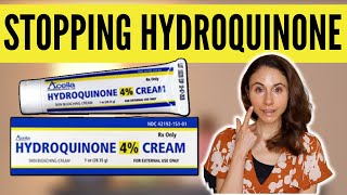 Do you need to STOP HYDROQUINONE?  Dermatologist @DrDrayzday
