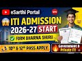 ITI Admission Form 2026 Online Apply Kaise Kare 😱 | Haryana ITI Registration Full Process | esarthi