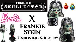 Monster High Skullector Frankie Stein x Barbie ⚡ The Panel Had Questions 👀 👑 ECW 🌍 Unboxing & Review