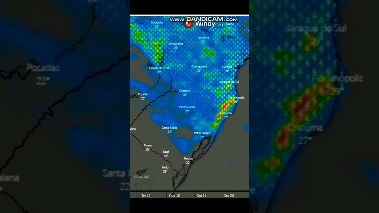 ATENÇÃO REGIÃO SUL DO BRASIL #shorts #youtubeshorts #previsãodotempo #chuva #granizo #temporais