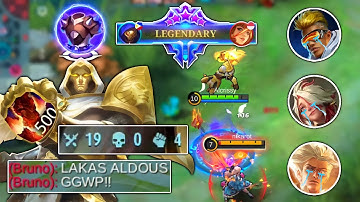 ALDOUS COUNTER BUILD BLADE ARMOR VS 3 ANNOYING MARKSMAN! NEW OP BUILD! ALDOUS BEST BUILD 2022 - MLBB