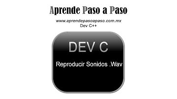 Reproducir sonidos con extención .WAV