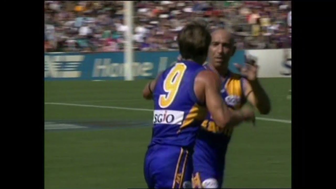 Ben Cousins Classic Goal Peter Matera West Coast Eagles AFL Golden Goals