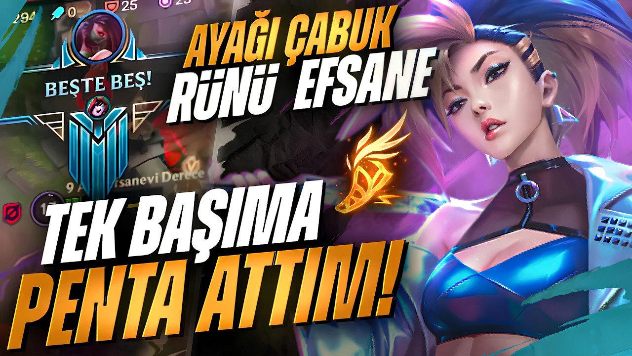 KİMSE GÖRMEDEN EFSANE PENTA ATTIM! AKALI PENTAKILL Wild Rift