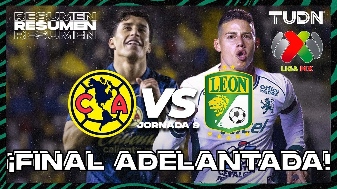 Resumen Y Goles América Vs León Liga Mx CL2025 J9 TUDN You