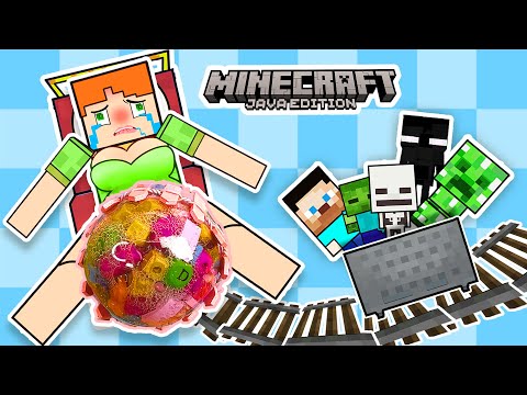 💎MINECRAFT 💎 Alex pregnant with baby mobs blind bag - MurMur Craft