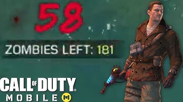 ROUND 58 on COD MOBILE ZOMBIES!! | SOLO WORLD RECORD for Call of Duty Mobile Zombies