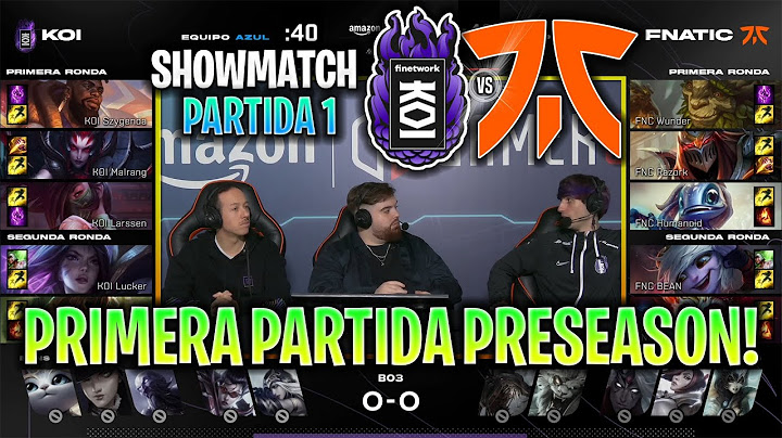 PRIMERA PARTIDA PRESEASON! | KOI vs FNC Game 1 CASTEO IBAI - KOI vs FNATIC Game 1 PRESENTACIÓN KOI