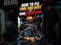 How to change bike time and date on display hero xtreme 250R #heroxtreme250r #problem