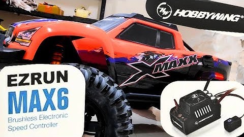Hobbywing MAX 6 ESC Best ESC Upgrade For Traxxas X-Maxx & XRT with Stock Motor