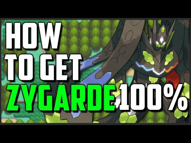 pokémon sun and moon guide how to get zygarde 100 perfect form