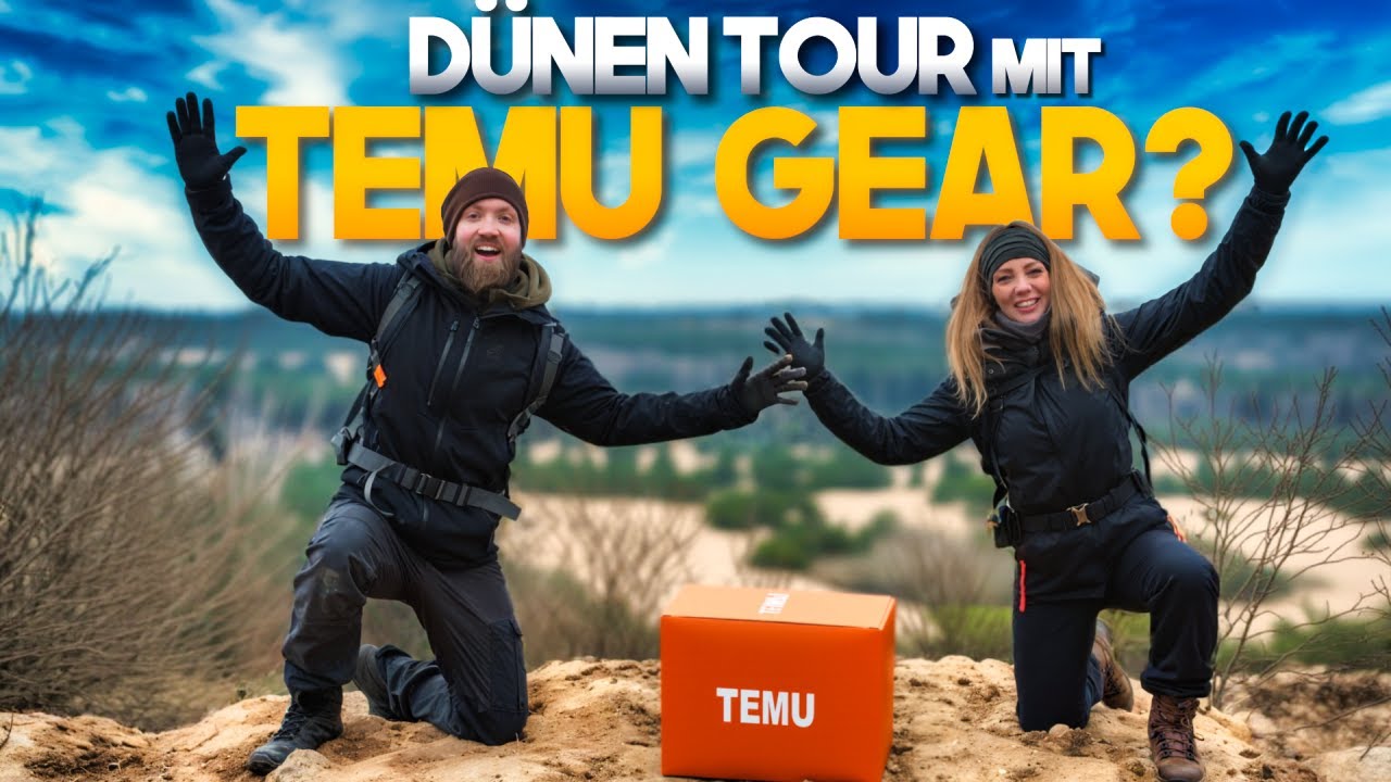 TEMU TOUR in den DÜNEN mit NEUER AUSRÜSTUNG – 20 Gadgets für 125€