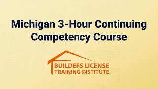 Michigan 3-Hour Continuing Competency Online Course