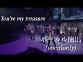 ジャニーズWEST『You&#39;re my treasure』ボーカル抽出(vocal only)