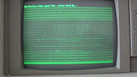 Compaq Portable 2 -Benchtesting