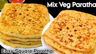 Winter Special Dinner Recipe |  Mix Veg Paratha | tasty and healthy recipe |#cooking#youtubeshorts#