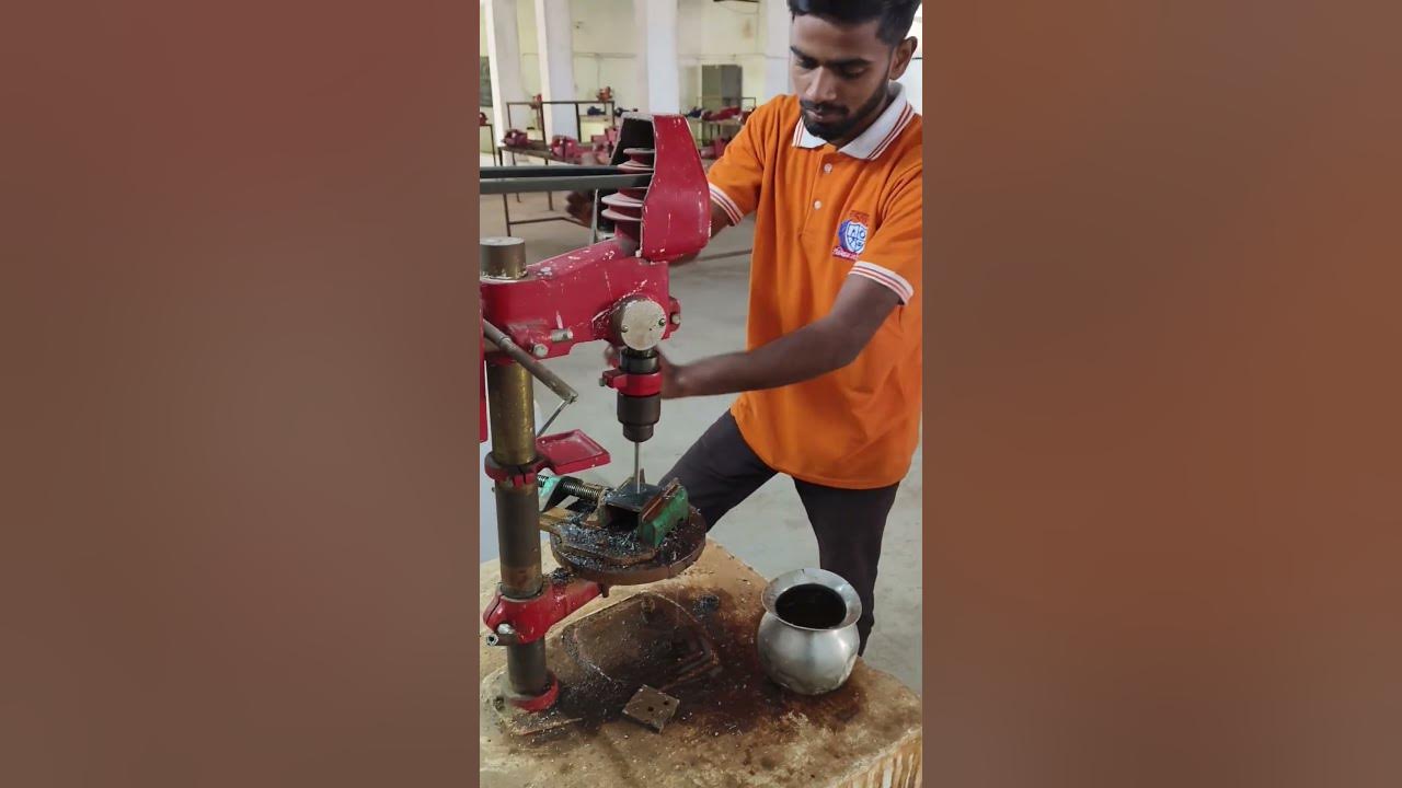 job drilling Iti practical electrician fitter youtubeshorts YouTube