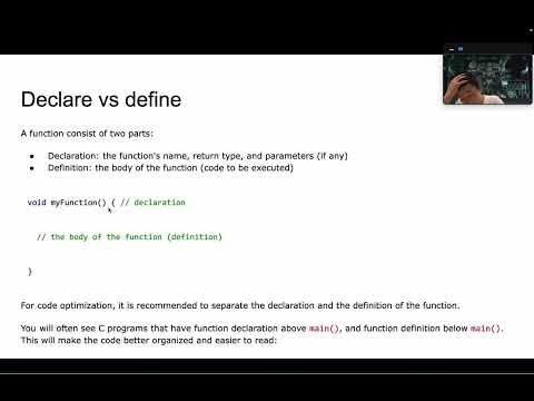 C Lecture 3: