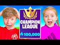 FaZe H1ghSky1 5 Year Old SISTER Reaches 100,000 Fortnite Arena Points?!?! *Insane*