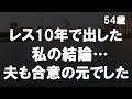 【50代からの事情】夫とレスになって10年、ヤクルトレディという仕事柄出会った彼と・・夫も合意の元でした・・