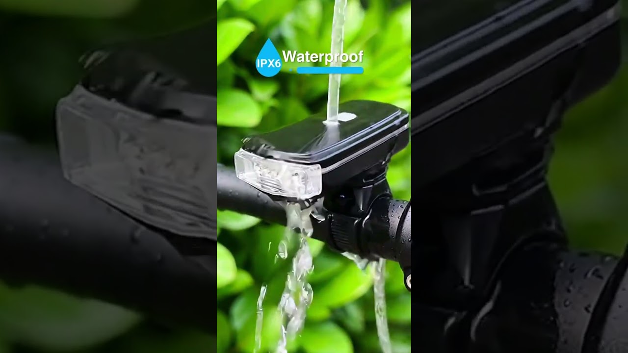 Đèn chống nước xe đạp – Đi mưa vẫn an tâm