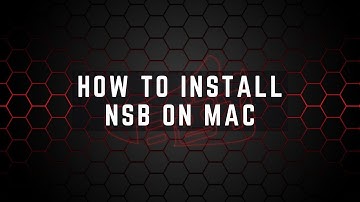 NSB installation mac