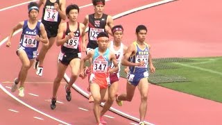 2014ユース陸上男子 800ｍ 予選1組 20141004